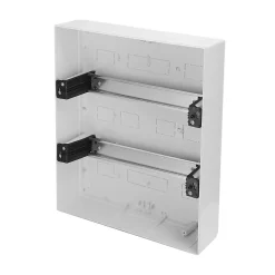 Coffret électrique en saillie 24 modules Tableau électrique nu blanc fumé, 286 x 340,5 x 112,5 mm, HOROZ