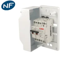 Coffret pour chauffe eau avec contacteur j/n ABB