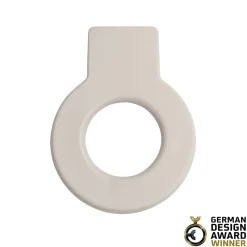 Coin de porte lock Rei sable ⌀8,2x H.1,5 cm