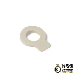 Coin de porte lock Rei sable ⌀8,2x H.1,5 cm