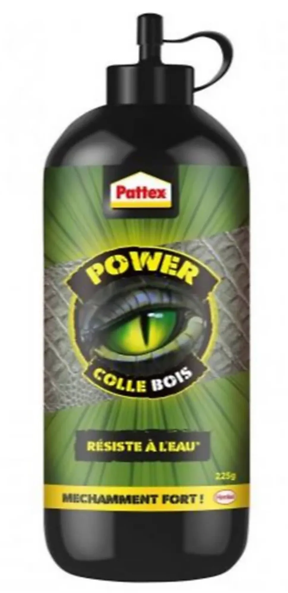Colle à bois Pattex Power blanc résiste à l'eau 225g