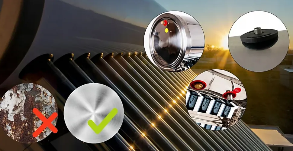 Collecteur solaire non pressurisé Thunder avec réservoir 150L 1 pièce.