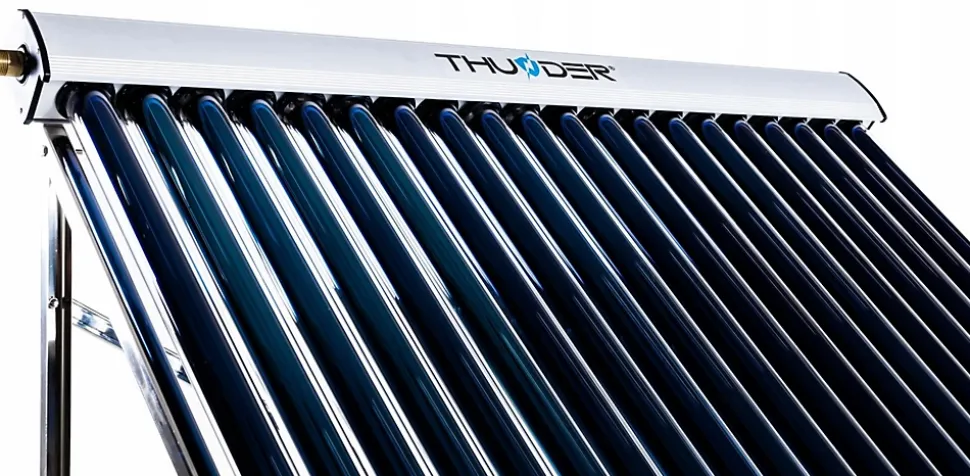 Collecteur solaire THUNDER sans réservoir 20 tubes châssis 1 pièce.