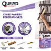 Colle en poudre - adaptée pour tout papiers peints vinyles - surface de couverture 32 m² - Quelyd 30601637