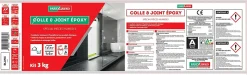 Colle et joint Epoxy spécial pièces humides Parexlanko Blanc 3 kg