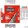 Colle Flex performance Blanc tous type de carreaux 25Kg Parexlanko