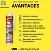 Colle mastic extra forte express UHU invisible 300g