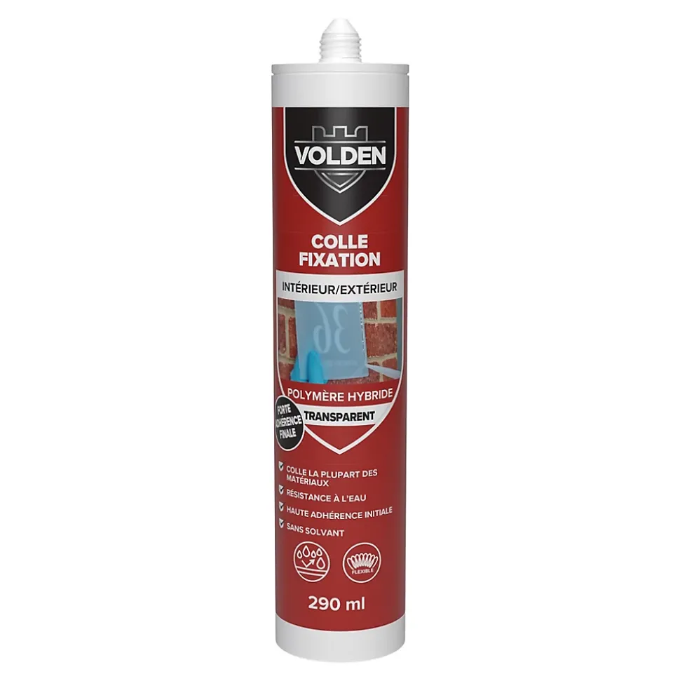 Colle MS polymère Volden 290 ml transparent