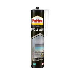 Colle pour fixation sur PVC et alu Pattex cartouche 450g