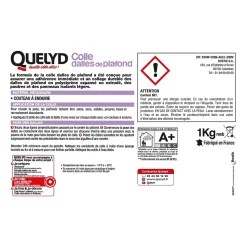 Colle Quelyd pour Dalles de plafond Pâte 4 kg