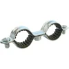 Collier de fixation double isophonique pour tube Ø18 mm, lot de 2