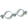 Collier de fixation double pour tube Ø22 mm, lot de 2