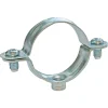 Collier de fixation simple pour tube Ø40 mm, lot de 2