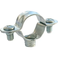 Collier de fixation simple pour tube Ø18 mm, lot de 2