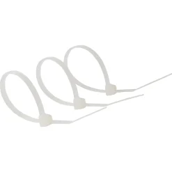 100 colliers de serrage en nylon Diall 2,5 x 100 mm transparent