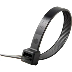 100 colliers de serrage en nylon Diall 9 x 200 mm noir