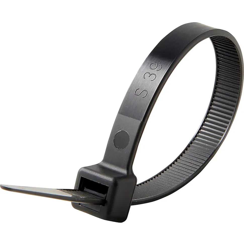 100 colliers de serrage en nylon Diall 9 x 200 mm noir