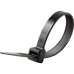 25 colliers de serrage en nylon Diall 9 x 200 mm noir