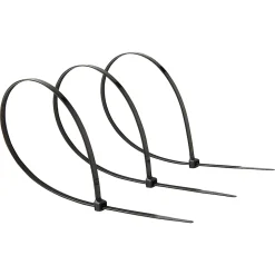 25 colliers de serrage en nylon Diall 9x 300mm noir