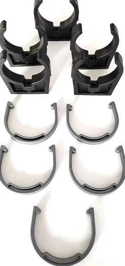 Colliers PVC de fixation à clip fermé PVC 63mm (Lot de 5) de fixation à clip fermé PVC 63mm (Lot de 5)