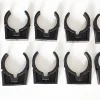 Colliers PVC de fixation à clip pince ouverte PVC 50mm (Lot de 10)