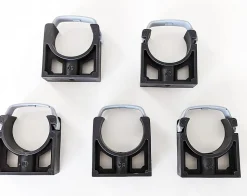 Colliers PVC de fixation à clip PP fermé PVC 50mm (Lot de 5) Fixation Industrielle tuyaux