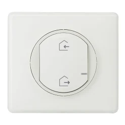 Commande générale sans fil Départ/Arrivée pour installation connectée Céliane with Netatmo blanc