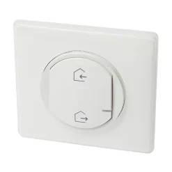 Commande générale sans fil Départ/Arrivée pour installation connectée Céliane with Netatmo blanc