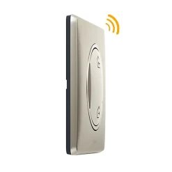 Commande générale sans fil Départ/Arrivée pour installation connectée Céliane with Netatmo titane