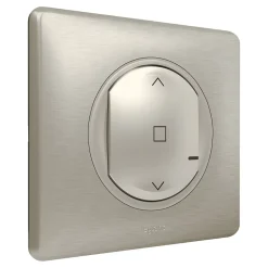 Commande sans fil pour interrupteur filaire de volet roulant connecté Céliane with Netatmo titane