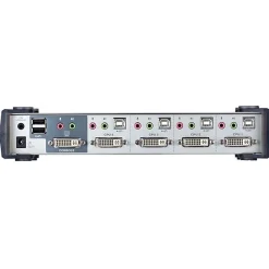 Commutateur KVM DVI 4 ordinateurs ATEN