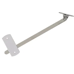 2 compas coulisseaux avec arrêt relevable L. 207 mm