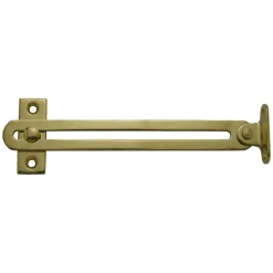 2 Compas coulisseaux à glissière droite/gauche acier laiton L.140 mm x l.16 mm
