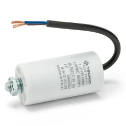 Condensateur de démarrage pour moteurs électriques, 450V, capacité : 7 microfarad, avec câble de 15cm
