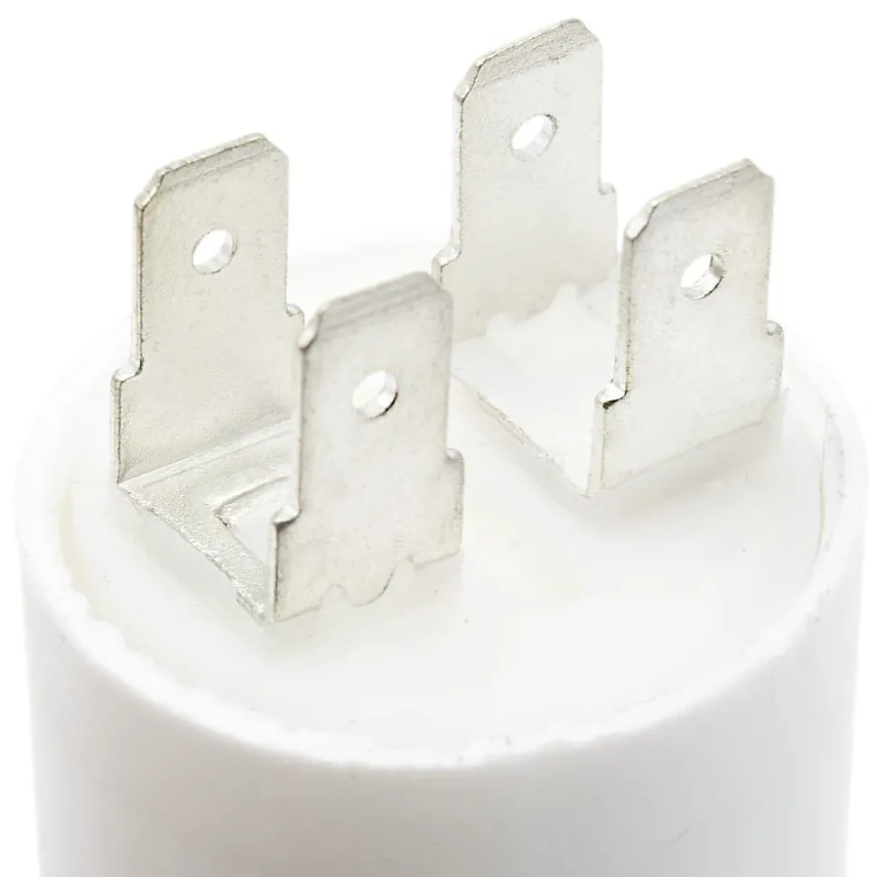 Condensateur de démarrage pour moteurs électriques, 450V, capacité : 4 microfarad, 4 broches / M8