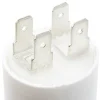 Condensateur de démarrage pour moteurs électriques, 450V, capacité : 6 microfarad, 4 broches / M8