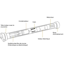 Condensateur, 40 uF, à Cosses, pour Appareils Electriques
