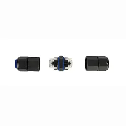 Connecteur de câble étanche IP68 3 fils noir