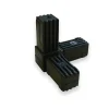 Connecteur triple pour tube carré Diall 20 x 20 mm horizontal et vertical
