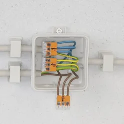 100 connecteur WAGO 2 entrées pour fil souple ou rigide