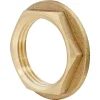 Contre-écrou à plateau laiton Femelle 15/21 (1/2"), lot de 2