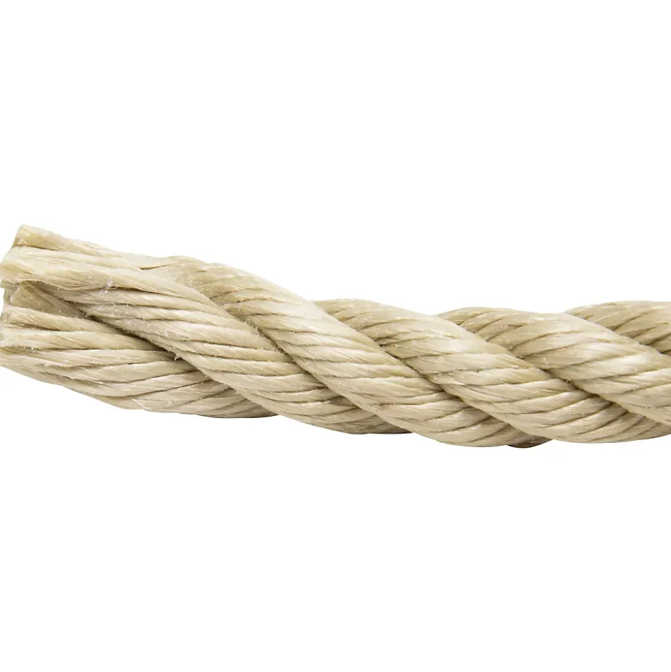 Corde beige polypropylène 50m, Diamètre18mm