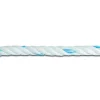 Corde polypropylène 20mm Blanche fil bleu au mètre