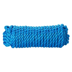 Corde torsadée en polypropylène bleue Diall ø12 mm, 15 m