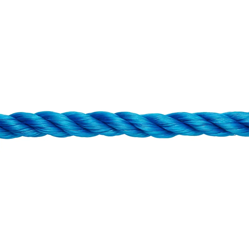 Corde torsadée en polypropylène bleue Diall ø12 mm, 15 m