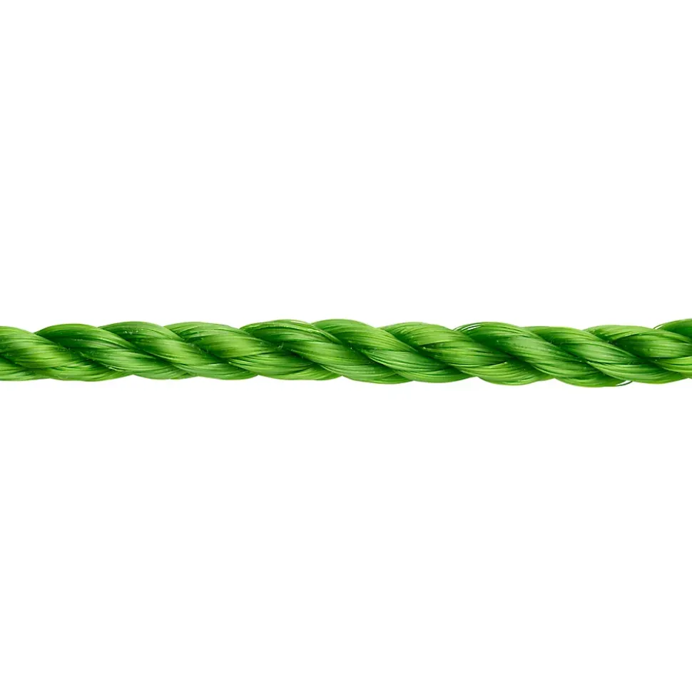 Corde torsadée en polypropylène rouge ø 6 mm, 20 m