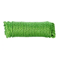 Corde torsadée en polypropylène rouge ø 6 mm, 20 m