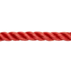 Corde torsadée en polypropylène rouge DIALL ø14 mm, 15 m