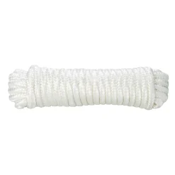 Corde tressée en nylon blanc Diall ø8 mm, 10 m