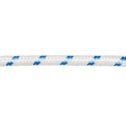 Corde tressée en polypropylène blanche et bleue DIALL ø10mm, 15 m